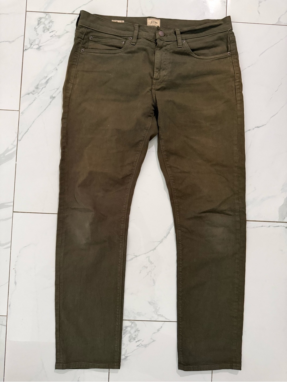 J. Crew Straight Olive Green Men's Jeans